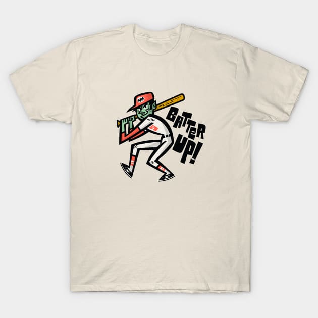 Batter Up! T-Shirt by Jon Kelly Green Shop